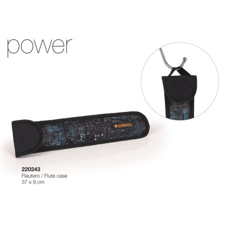 PORTATODO GABOL17 SCHOOL POWER FLAUTA 37CM 220243 ^