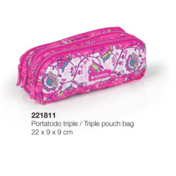 PORTATODO GABOL18 SCHOOL MAGIC TRIPLE 22CM 221811