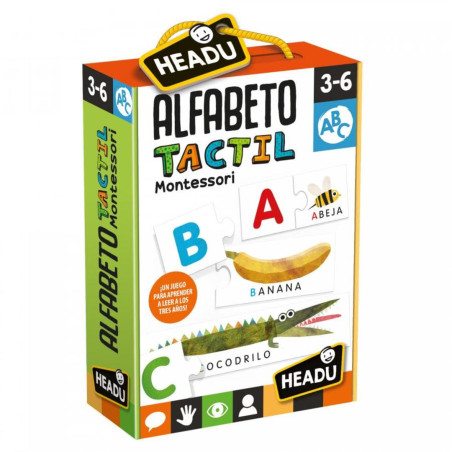 JUEGO FOURNIER HEADU ALFABETO TACTIL MONTESSORI ES22625