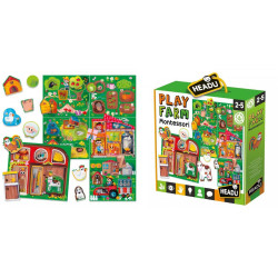 JUEGO FOURNIER HEADU BABY PLAY FARM MONTESSORI MUY23608