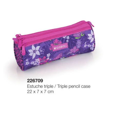 PORTATODO TRIPLE GABOL20 JASMINE GIRL 22CM 226709