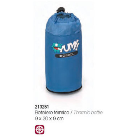 FUNDA BIBERON GABOL14 THERMIC AZUL 20CM 213281 ^