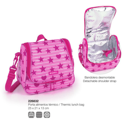 PORTA ALIMENTOS TERMICO GABOL20 SHINY GIRL 25CM 226832