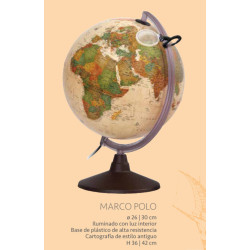 ESFERA LUMINOSA NOVARICO MARCO POLO MARRON 30CM