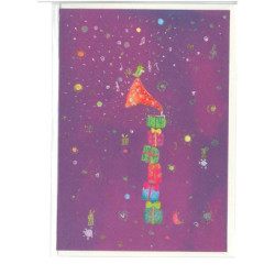 TARJETA FELICITACION ARGU TURNOWSKY GRABADO ORO REGALOS MUSICA 38477 ^