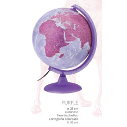 ESFERA LUMINOSA NOVARICO PURPLEGLOBE LILA  26CM