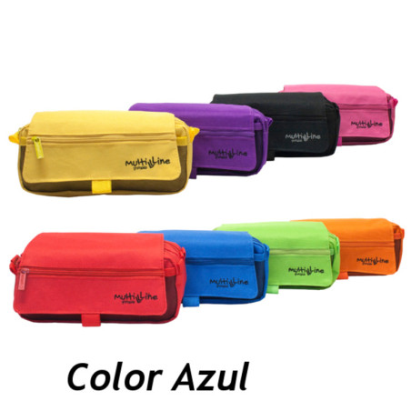 PORTATODO GRAFOPLAS TRIPLE C/SOLAPA MULTILINE AZUL 37543230