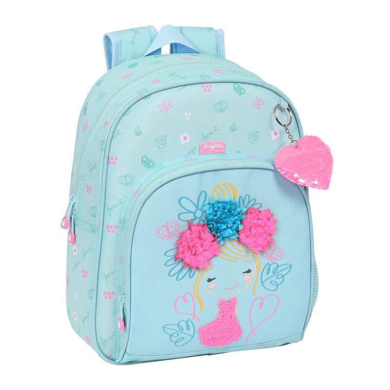 MOCHILA INFANTIL ADAPT.CARRO RECICLADO GLOWLAB KIDS "CUTE DOLL" SAFTA23 ENERO 612323609