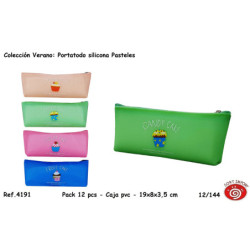 PORTATODO SORT SERIE PASTELES TRAPECIO SILICONA COLORES SURTIDOS 4191