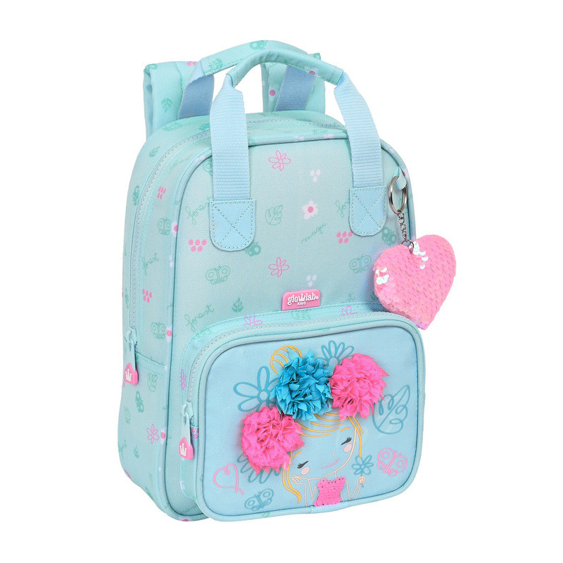 MOCHILA INFANTIL ADAPT. ASAS RECICLADO GLOWLAB KIDS "CUTE DOLL" SAFTA23 ENERO 612323765