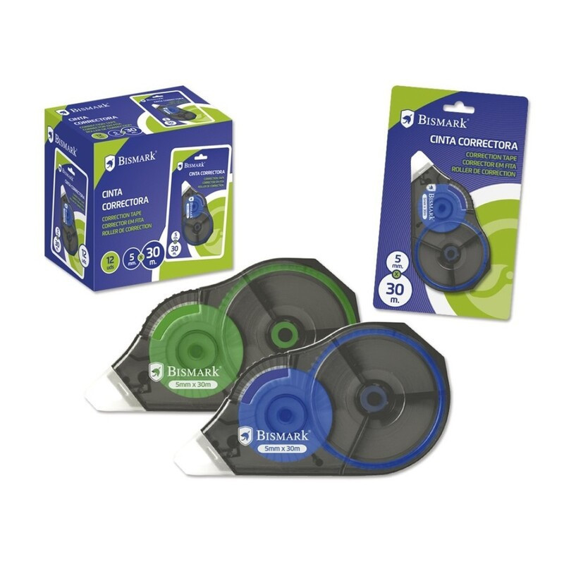 CORRECTOR MAQUINA BISMARK 5MM*30M CAJA 12U POESSA 325759