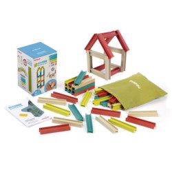 JUEGO DE CONSTRUCCION ECO BEAMS BUILDING SET 32250 MINILAND