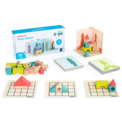 JUEGO DE CONSTRUCCIÓN SHAPE MAKERS 40 PIEZAS MINILAND
