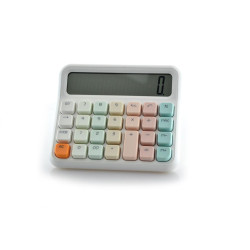 CALCULADORA SOBREMESA OFFICE BOX TECLAS RELIEVE SOFT BLANCA LT-D1500