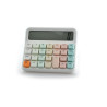 CALCULADORA SOBREMESA OFFICE BOX TECLAS RELIEVE SOFT BLANCA LT-D1500