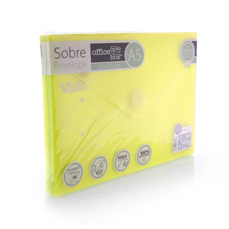 DOSSIER VELCRO A-5 OFFICE BOX AMARILLO PTE 10U 90453