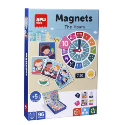 JUEGO MAGNETS APRENDO LAS HORAS APLI 18573