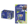 PORTATIZAS PLASTICO BISMARK Y CAJA 12 TIZA COLORES POESSA 328229