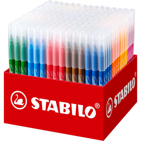 MARCD.ES COLORES SET ESCOLAR 240 UDS 20 COLORES STABILO POWER
