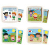 PUZZLES LAS ESTACIONES SET 4u. MINILAND