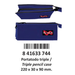PORTATODO SAFTA16 BLACKFIT8 NAVY BLUE TRIPLE 21CM 841633744 ^