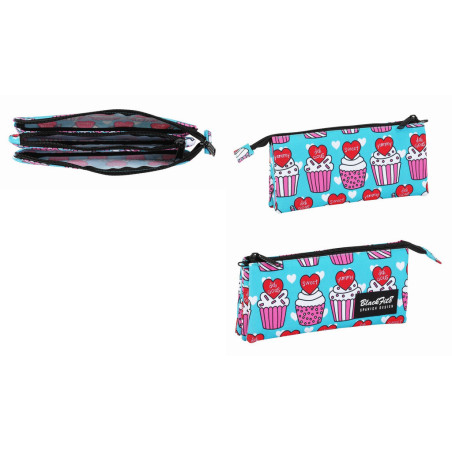 PORTATODO SAFTA17 TRIPLE BLACKFIT8 "YUMMY" 841743744 ^