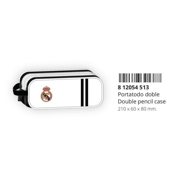 PORTATODO DOBLE REAL MADRID 1ª EQUIP. 20/21 812054513 8*21 SAFTA22