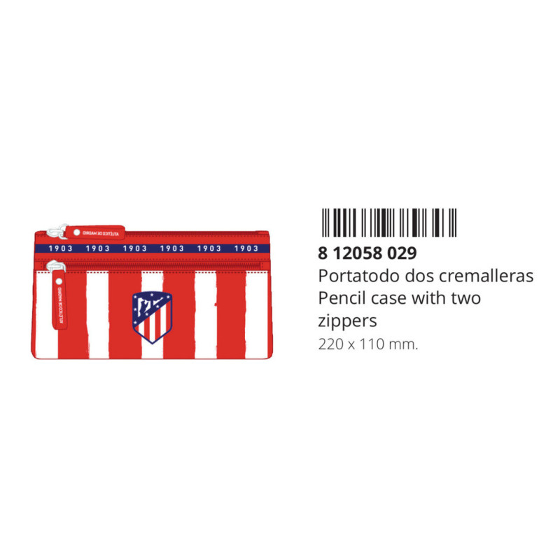 PORTATODO DOS CRE. ATCO. DE MADRID 1ª EQUIPACION 20/21 812058029 11*22 SAFTA22