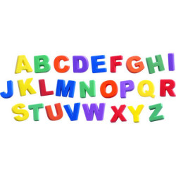 LETRAS MAGNETICAS MAYUSCULAS 32MM 154 PIEZAS BOTE MINILAND 97911
