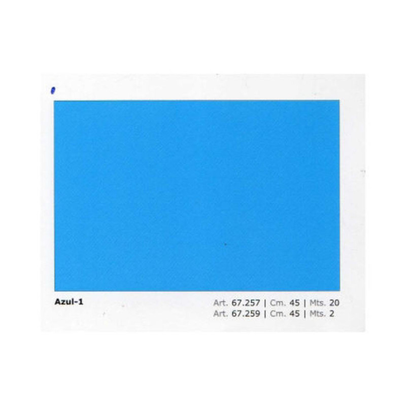 FORRO ADHESIVO 0,45*20M AIRONFIX BRILLO AZUL 1