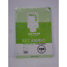 RECAMBIO PACSA A-4 100GR 100H 4 TALADROS CUADROS 4*4 MARGEN 21050