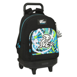 MOCHILA GDE. C/RUEDAS COMPACT EXTRAIBLE EL NIÑO "GREEN BALI" SAFTA23 ENERO 612332918