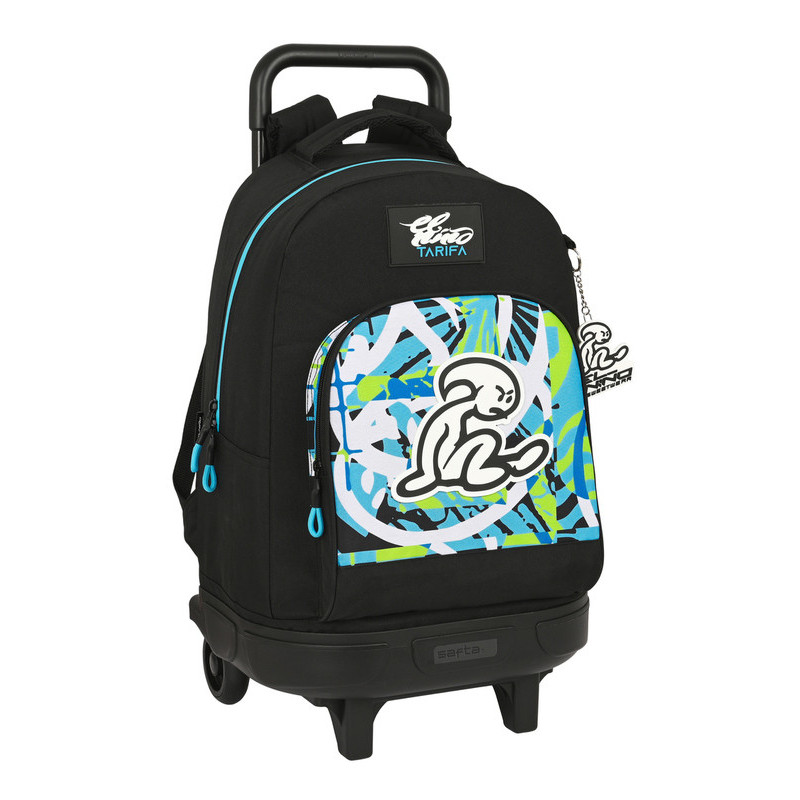 MOCHILA GDE. C/RUEDAS COMPACT EXTRAIBLE EL NIÑO "GREEN BALI" SAFTA23 ENERO 612332918