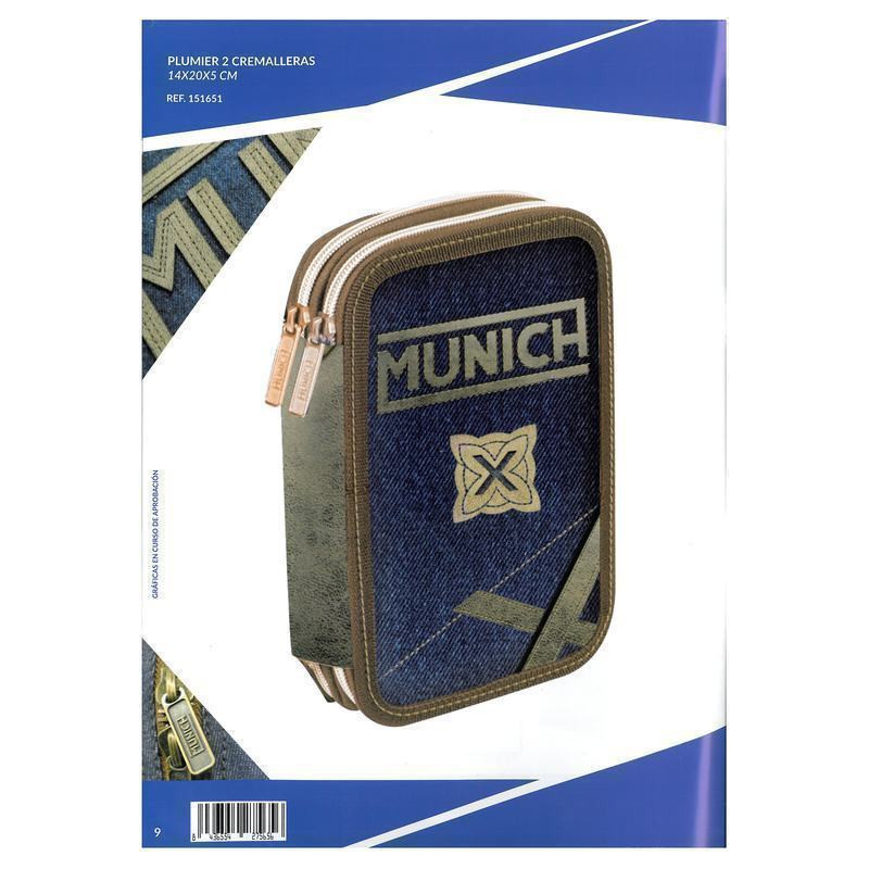 ESTUCHE CREMA. CEG16 MUNICH COUNTRY DOBLE PEQ PL-51 VACIO 151651