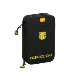 ESTUCHE CREMA SAFTA 11 FCBARCELONA NEGRO DOBLE PEQ 411162054 ^