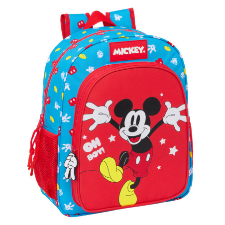 MOCHILA JUNIOR ADAPT.CARRO MICKEY MOUSE "FANTASTIC" 612333640 SAFTA24