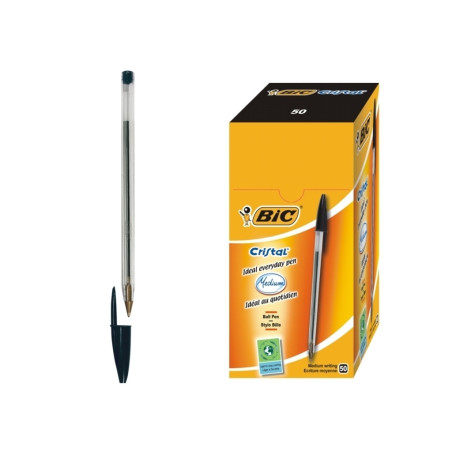 BOLIGRAFO BIC CRISTAL NEGRO C/50U 8373639