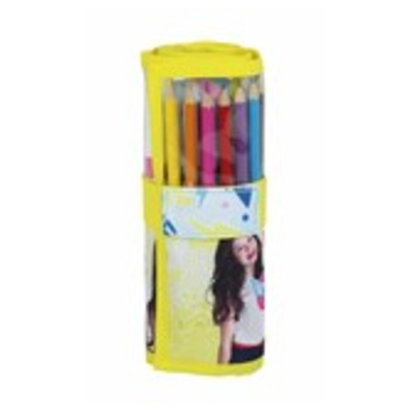 PORTATODO LLENO SAFTA16 SOY LUNA FACES 411676786 ^