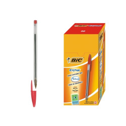 BOLIGRAFO BIC CRISTAL ROJO C/50U 8373619