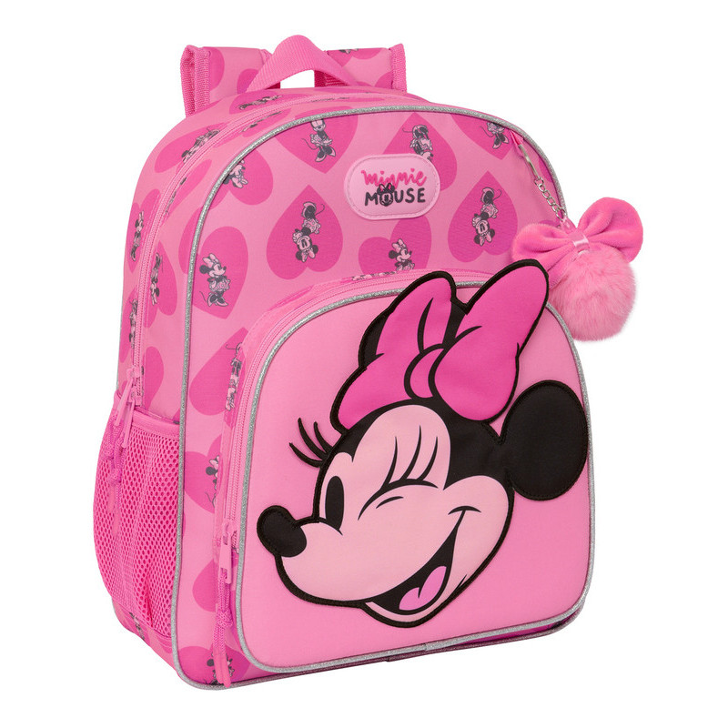MOCHILA JUNIOR ADAPT.CARRO MINNIE MOUSE "LOVING" 612334640 SAFTA24