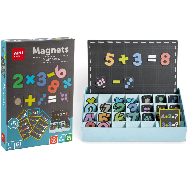 JUEGO MAGNETICO NUMEROS CAJA 51u. APLI