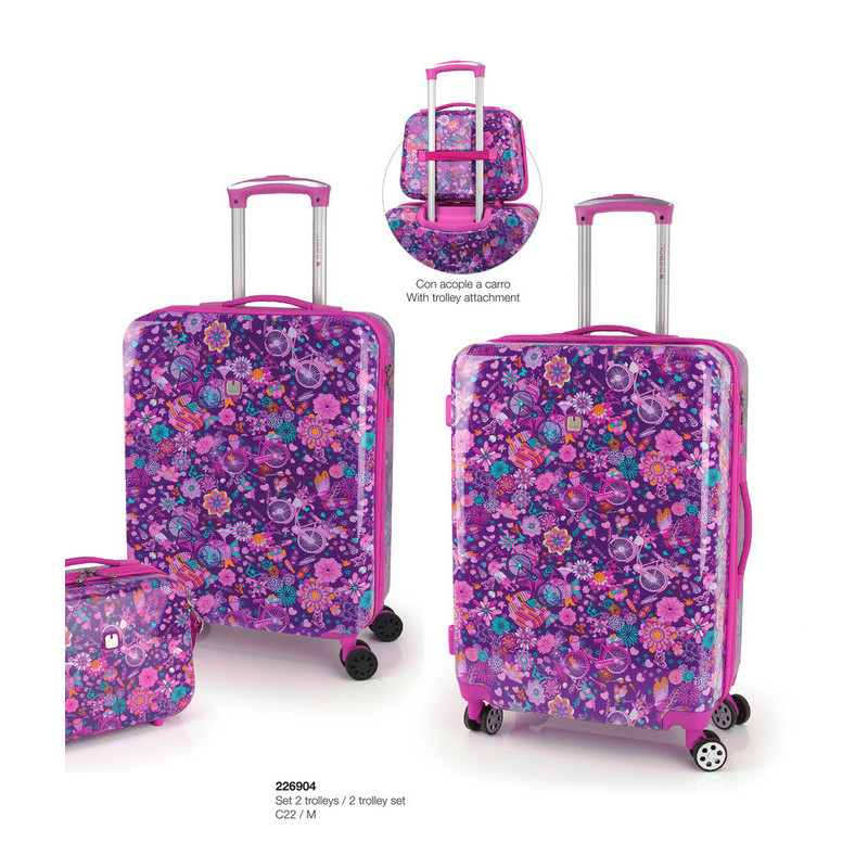 SET 2 TROLLEYS CABINA MEDIANA GABOL20 ABRIL GIRL 226904