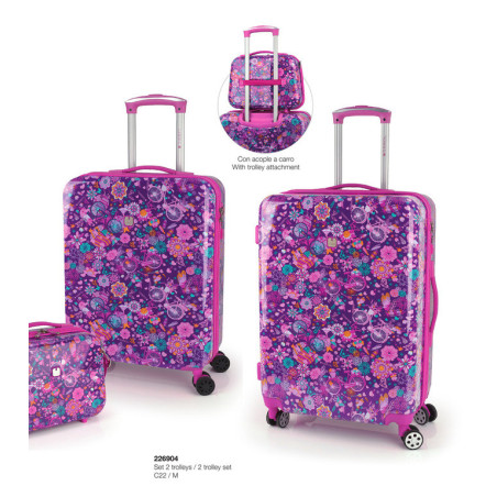 SET 2 TROLLEYS CABINA MEDIANA GABOL20 ABRIL GIRL 226904