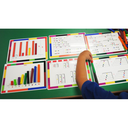 TARJETAS ACTIVIDADES CON REGLETAS HENBEA 858