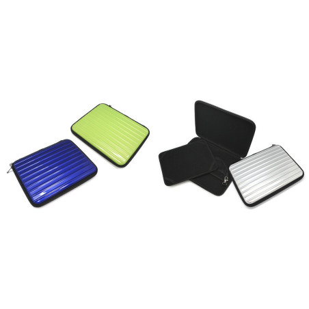 FUNDA TABLET 10" METALICA C/CREMALLERA 3COL 323007 POESSA ^