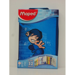 ESTUCHE CREMA MAPED 32 PIEZAS DESPLEGABLE SENCILLO KARATE 967811 ^