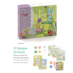 JUEGO ALPINO ART KID EL BOSQUE DE FOAM AK000004 ^