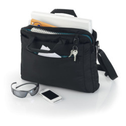 MOCHILA BANDOLERA PORTATIL 15,6 & IPAD 2 GABOL EDIT 405802 COLOR NEGRO