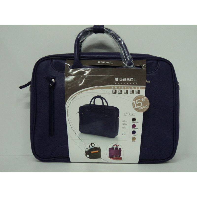 MALETIN GABOL C/BANDOLERA EVENT PORTATIL 15,6 MORADO 407601