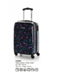 TROLLEY GABOL16 SCHOOL CLOVER CABINA RIGIDA 53CM 218422 ^